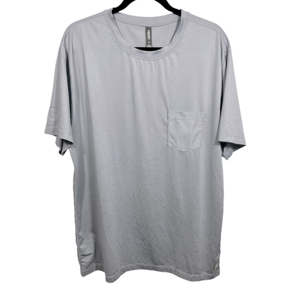 Vuori Light Gray Short Sleeve Tee